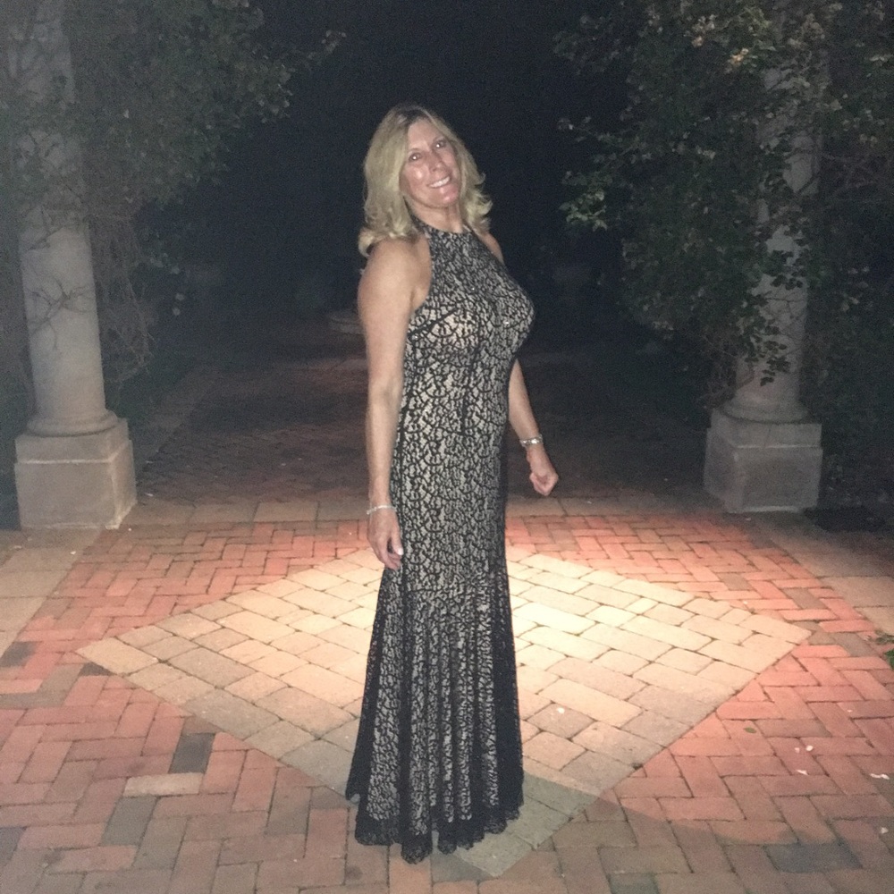 Black jovani gown
